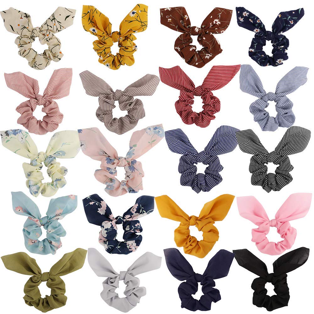 Scrunchies, Hair Ties , Scrunchies for Girls, Hair Scrunchies, Satin Scrunchies, Ponytail Scrunchies -20 Pcs Scrunchies, Hair Ties , Scrunchies for Girls, Hair Scrunchies, Satin Scrunchies, Ponytail Scrunchies -20 Pcs